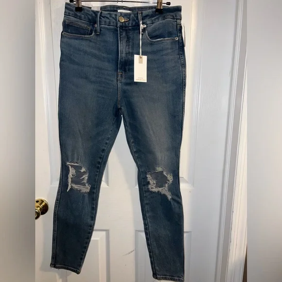Good American - Good Curve Skinny Crop - Size 6/28 - Picture 1 of 2